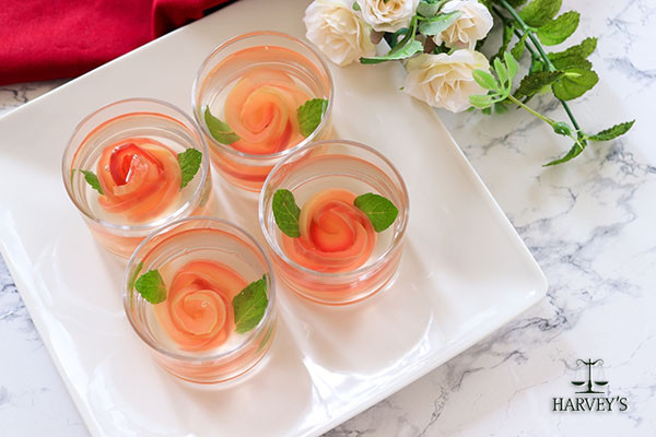 りんごの薔薇ゼリー Harvey S Recipe りんごの薔薇ゼリー Harvey S Recipe