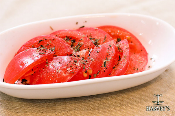 トマトのスライス バジルソルト Harvey S Recipe トマトのスライス バジルソルト Harvey S Recipe