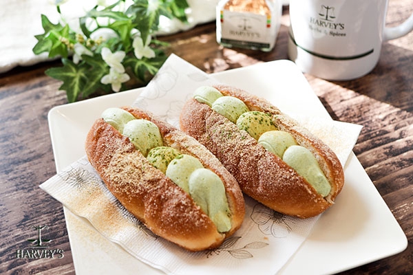 コッペパン スパイス揚げコッペパン 狭山茶クリーム | HARVEY'S RECIPE