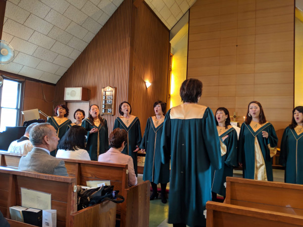 19年4月21日 本多記念教会イースター礼拝で讃美しました 代官山ゴスペルクワイヤー