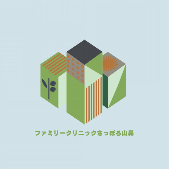 クリニックロゴデザイン ファミリークリニックさっぽろ山鼻
