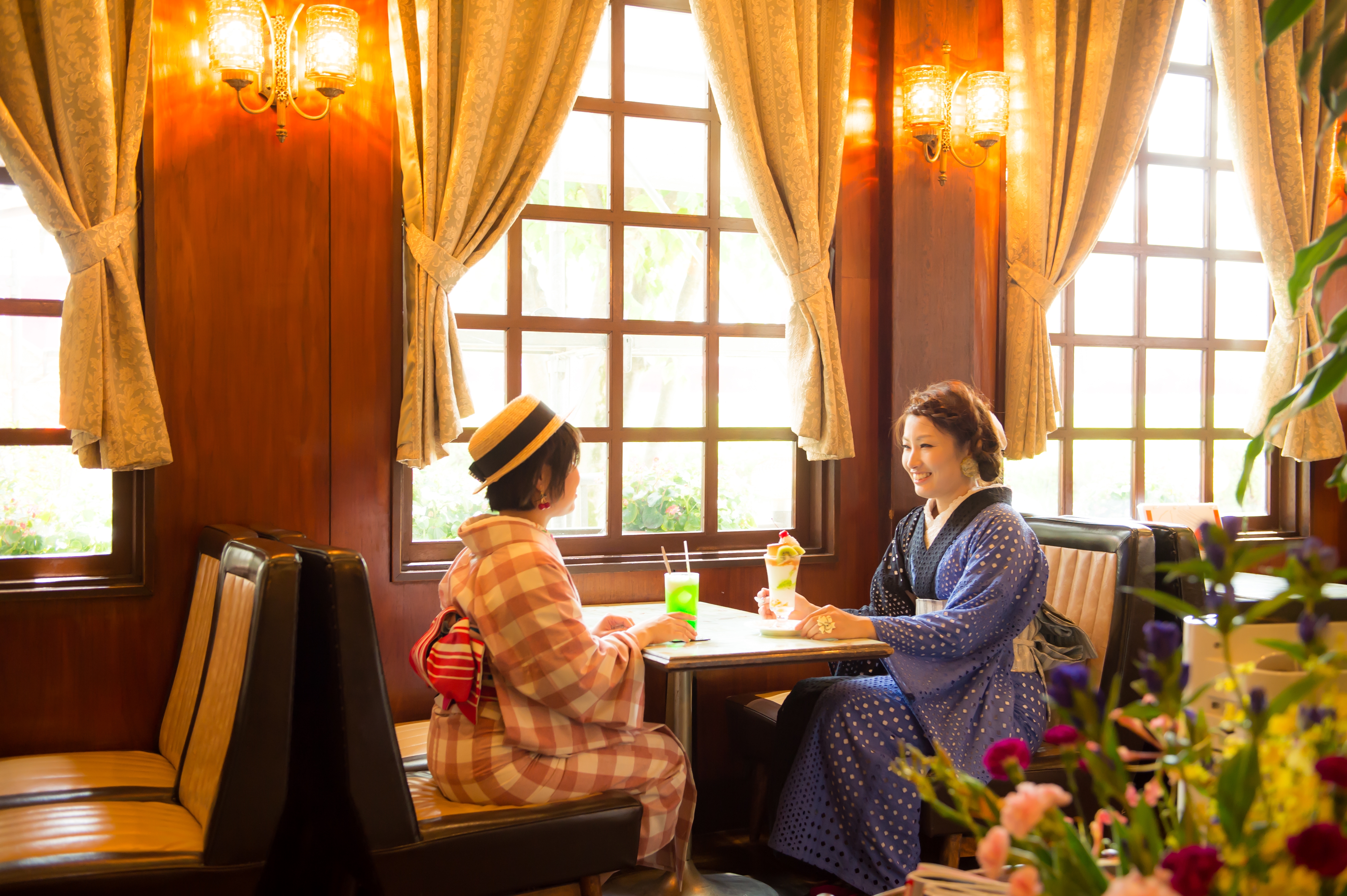 総レース カフェカーテン】白/クリーム ロマンティック レトロ 暖簾