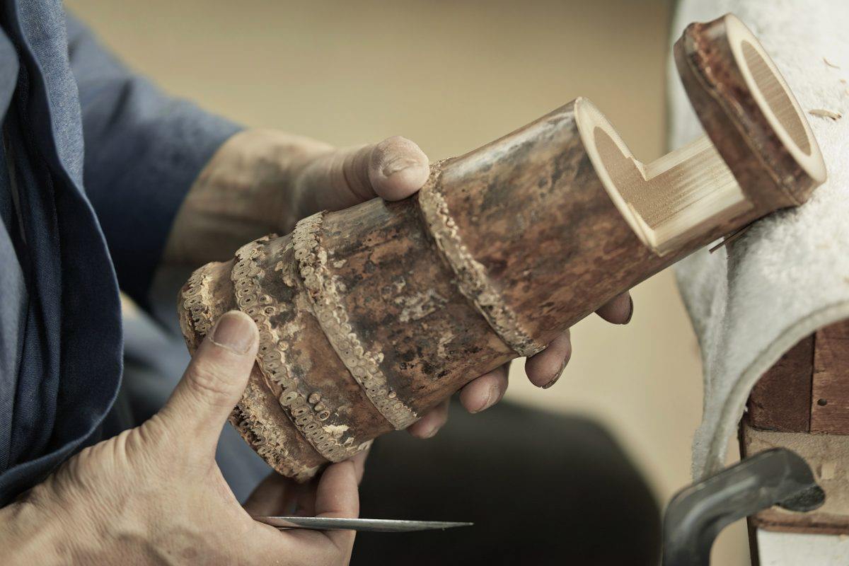 京都　金属工芸　竹形　銅製　手打ち　水差し　未使用品 根竹 摺り漆 盃｜高野竹工｜京都 – 高野竹工（たかのちっこう