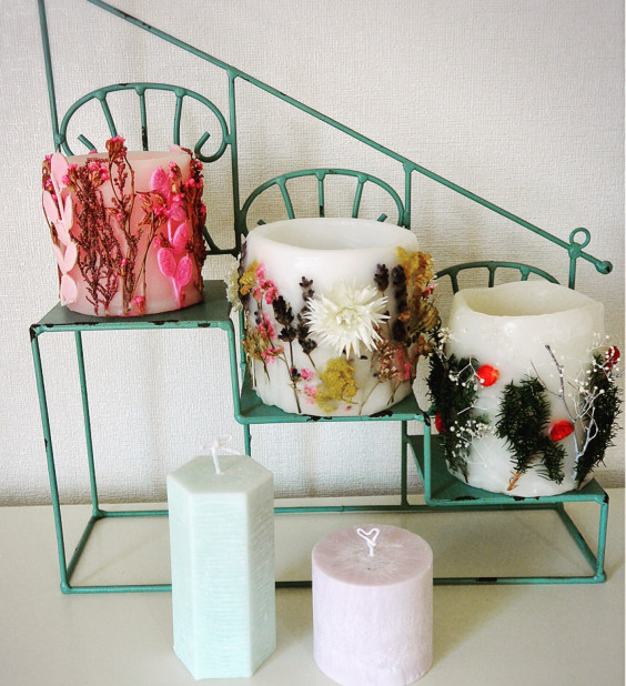 花キャンドル Lesson Meru And Link 花キャンドル ハーバリウム教室