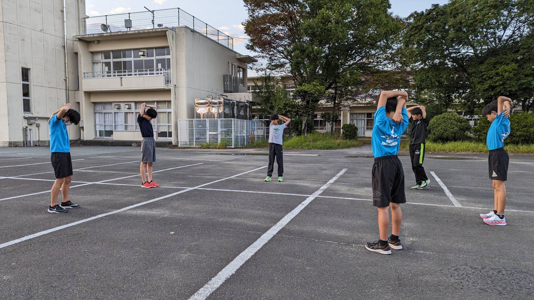 男子中学生　組体操 