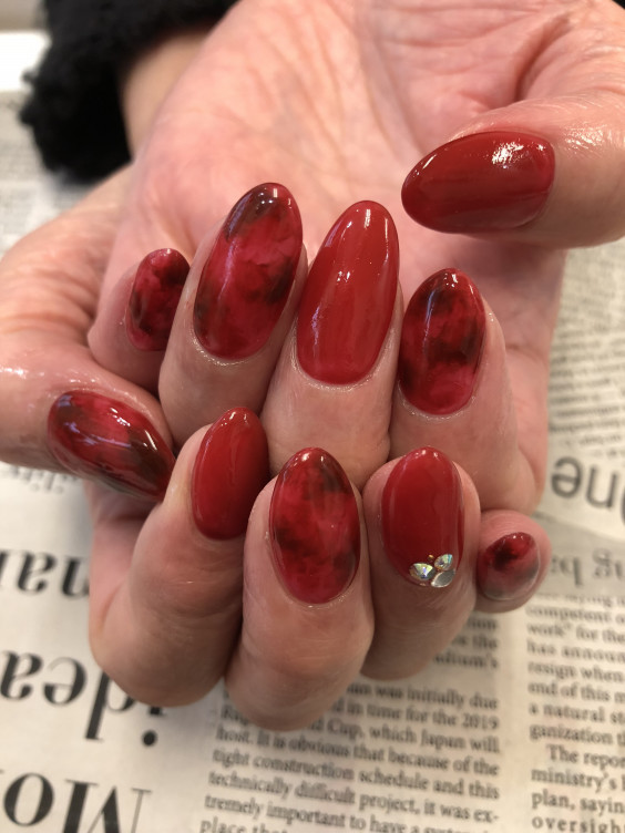 赤べっ甲ネイル 伊丹ネイルサロン Nail Gallery Avant アヴァン