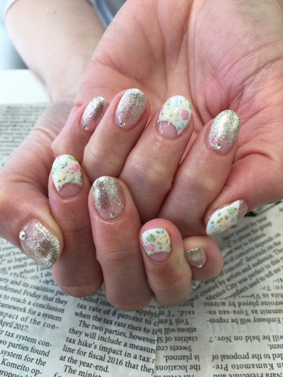 カラフルヒョウ柄 4960 伊丹ネイルサロン Nail Gallery Avant アヴァン カラフルヒョウ柄 4960 伊丹ネイルサロン Nail Gallery Avant アヴァン