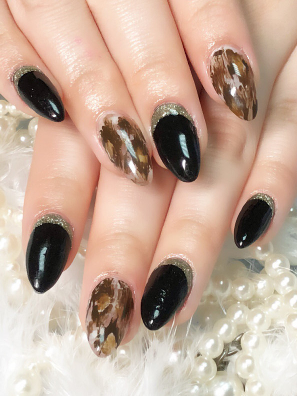 ヒョウ柄ネイル Nail Salon Chouchou