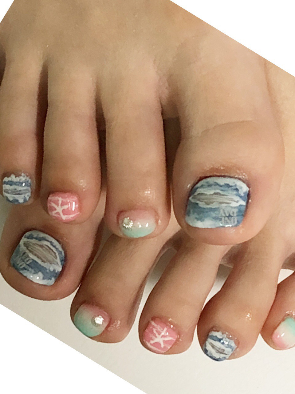 デニムフットネイル Nail Salon Chouchou