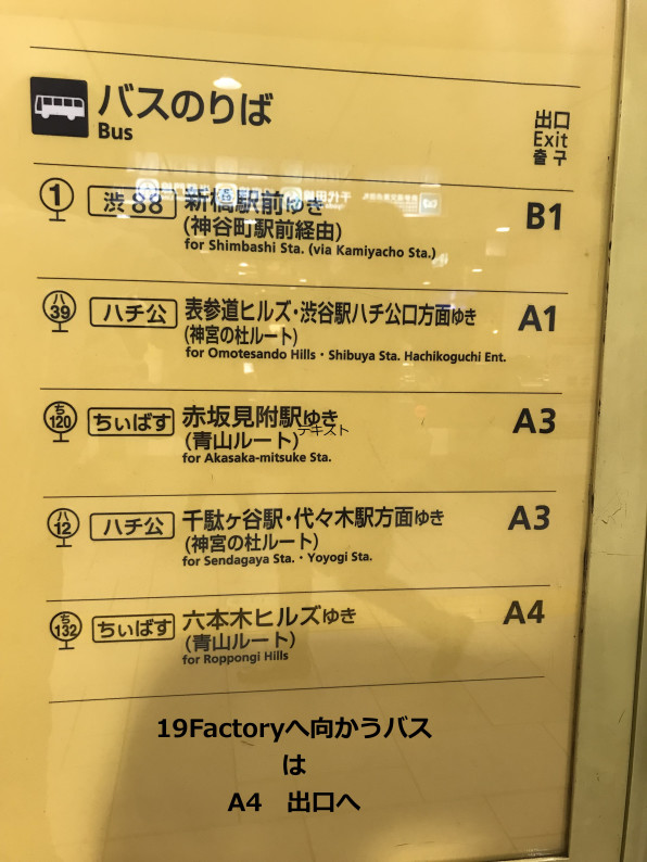 表参道よりちぃばすをご利用の方 19 Factory S Access 表参道よりちぃばすをご利用の方 19 Factory S Access