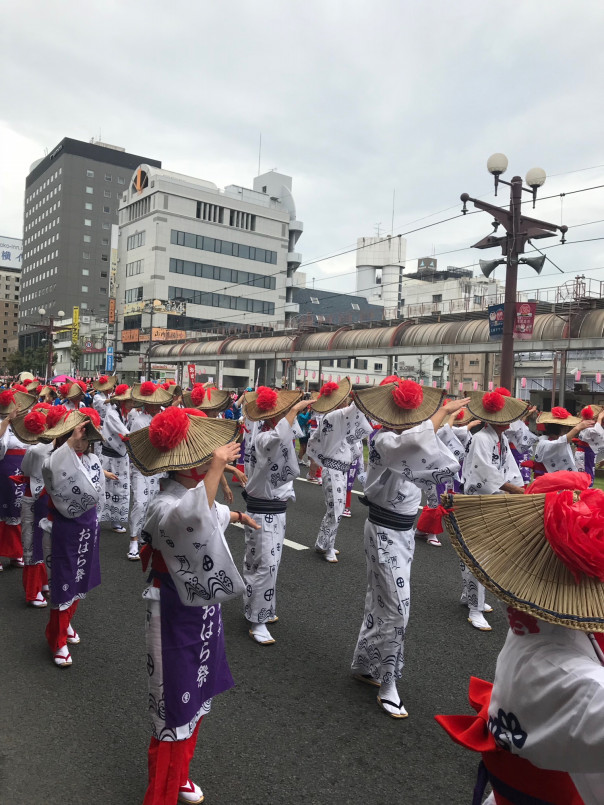 おはら祭り 花電車 なっきーバスワールド