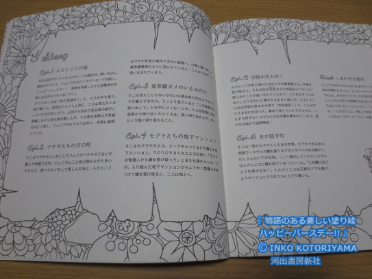 物語のある美しい塗り絵 ハッピーバースデー blueの ひみつのぬりえ研究室 物語のある美しい塗り絵 ハッピーバースデー blueの ひみつのぬりえ研究室