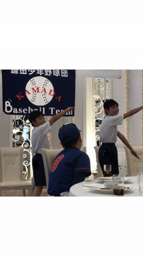 卒団式 鎌田少年野球団 卒団式 鎌田少年野球団