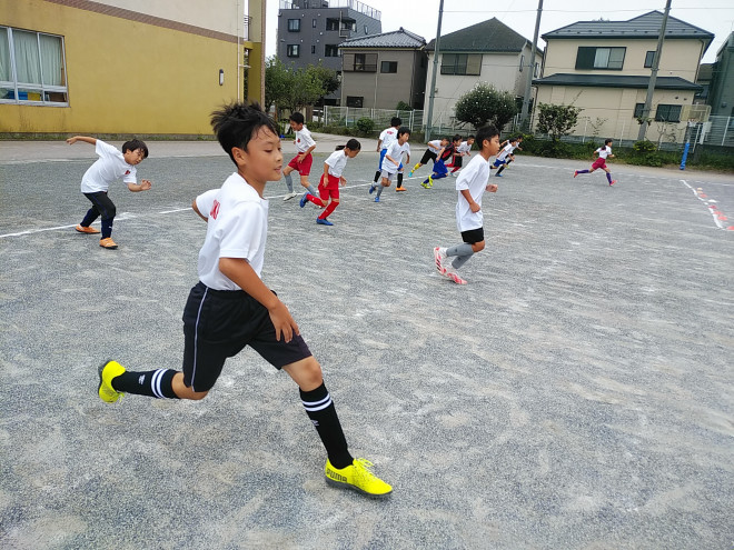 36期 4年生 練習 七小 八王子七小サッカークラブ 八王子七小sc 東京都八王子市の少年サッカークラブ