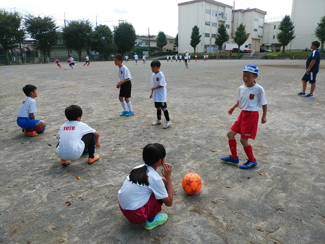 36期 4年生 練習 七中 少し違う雰囲気で 八王子七小サッカークラブ 八王子七小sc 東京都八王子市の少年サッカークラブ