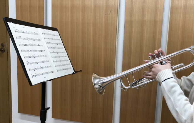 053 譜面台 その3 具体的な位置について考える ラッパの吹き方 Re