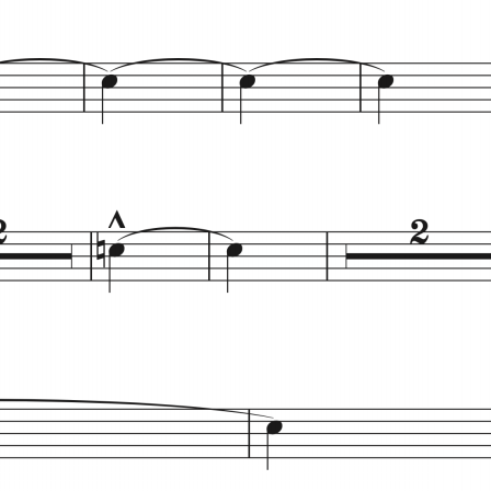 062 読みやすい手書き楽譜の書き方 2 ラッパの吹き方 Re
