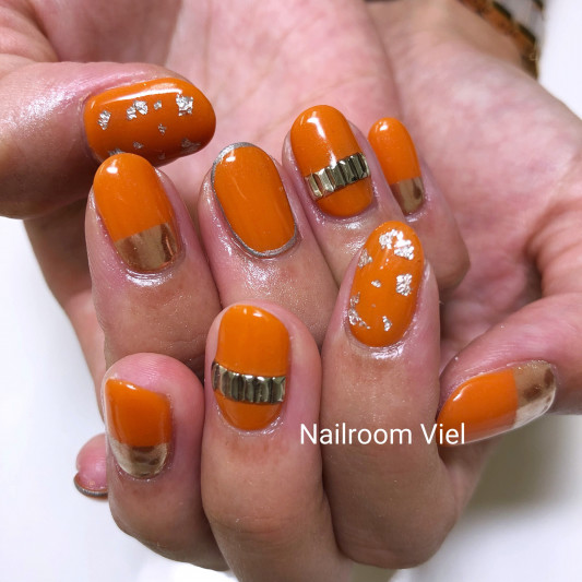 秋ネイル Nailroom Viel