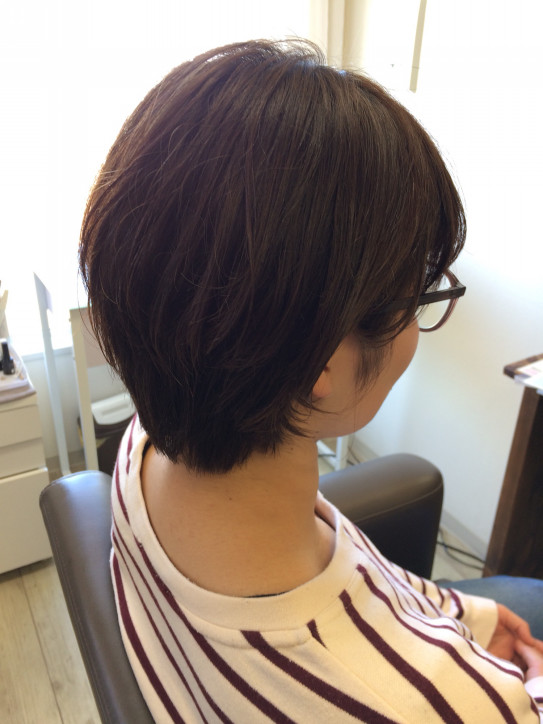 すっきりショートボブ Haruna Mizuno