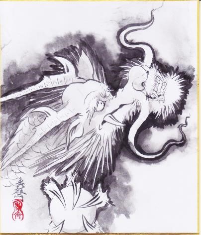 あなたの為の龍と鳳凰 | 日本画家 河野秀齊のホームページ