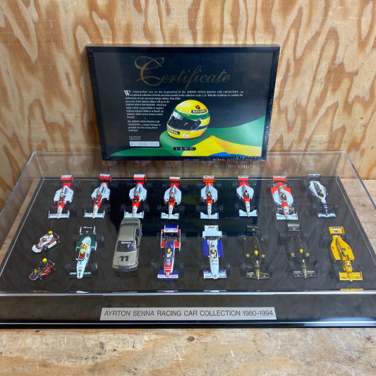 LANG ミニチャンプス 1/43 アイルトン セナ レーシングカー 