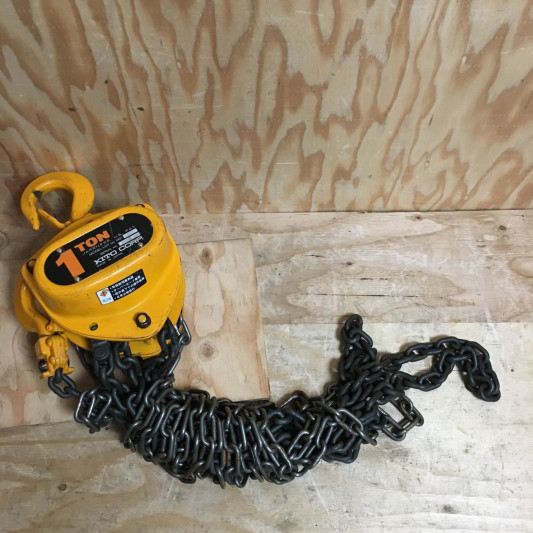 Kito キトー チェーンブロック チェンブロ M3形 1ton １トン 揚程2 5m の高価買取なら 電動工具の買取屋 買取の匠 福山店にお任せください リサイクルショップ 電動工具の買取屋 買取の匠 福山店 S Ownd