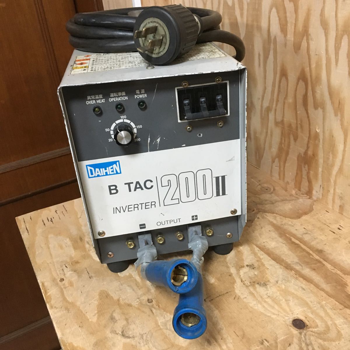 DAIHEN ダイヘン B TAC 200Ⅱ インバータ制御式小形直流アーク溶接機 AR-SB200 三相200V 中古☆郵 ダイヘン B-TAC2002 インバータ溶接機 インバータ制御式小形直流アーク