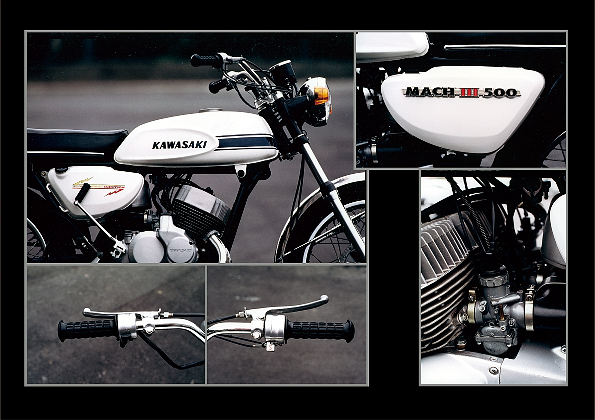 500SS マッハIII 初期メッキライトケース SS KH 1969