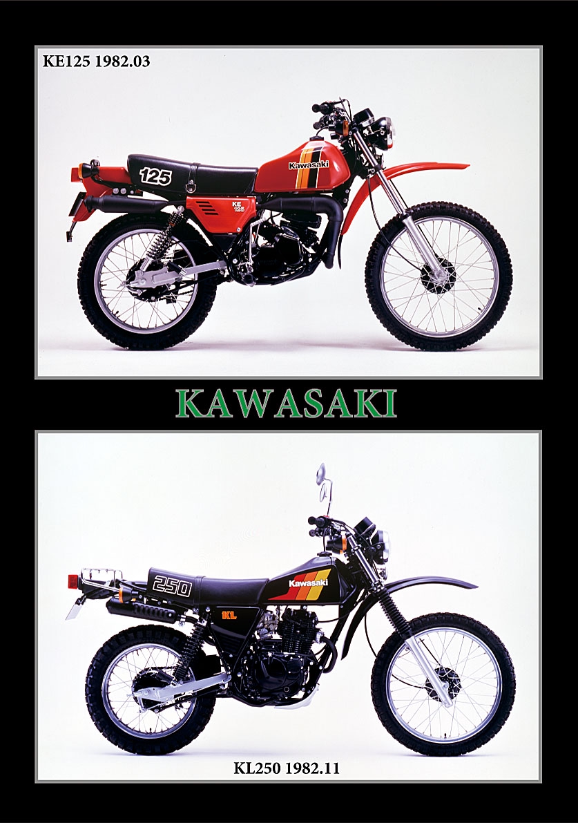 KAWASAKI AV50/Z200/KE125/KL250/Z250FT/Z250FS/Z250LTDbeltdrive/Z400GP/Z400FX  1982 | 風倶楽部
