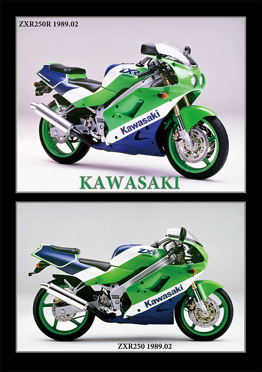 kawasaki ZXR250 規制前45馬力 希少カラー レッド うすい 実働