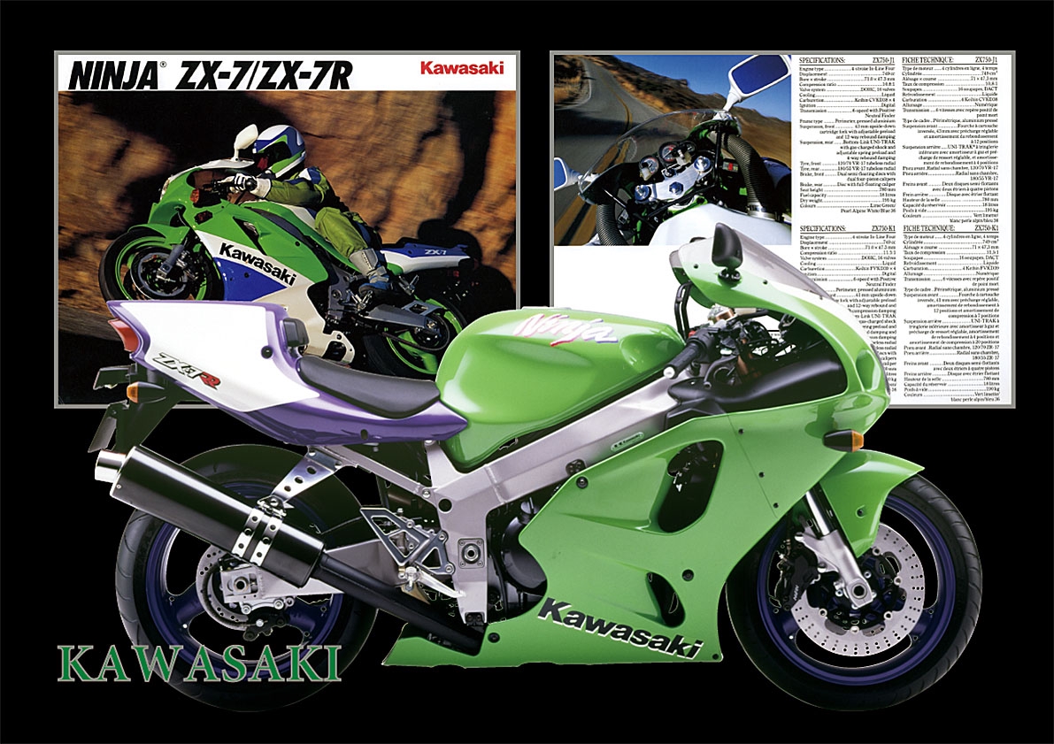 Kawasaki ZX-7RR 純正FCR 41 - エンジン、冷却装置