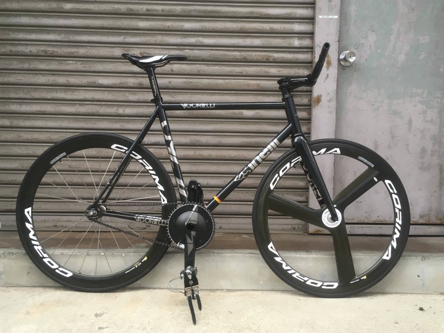 直接引き取り チネリ ヴィゴレッリ トラックスチール Lサイズ 黒
