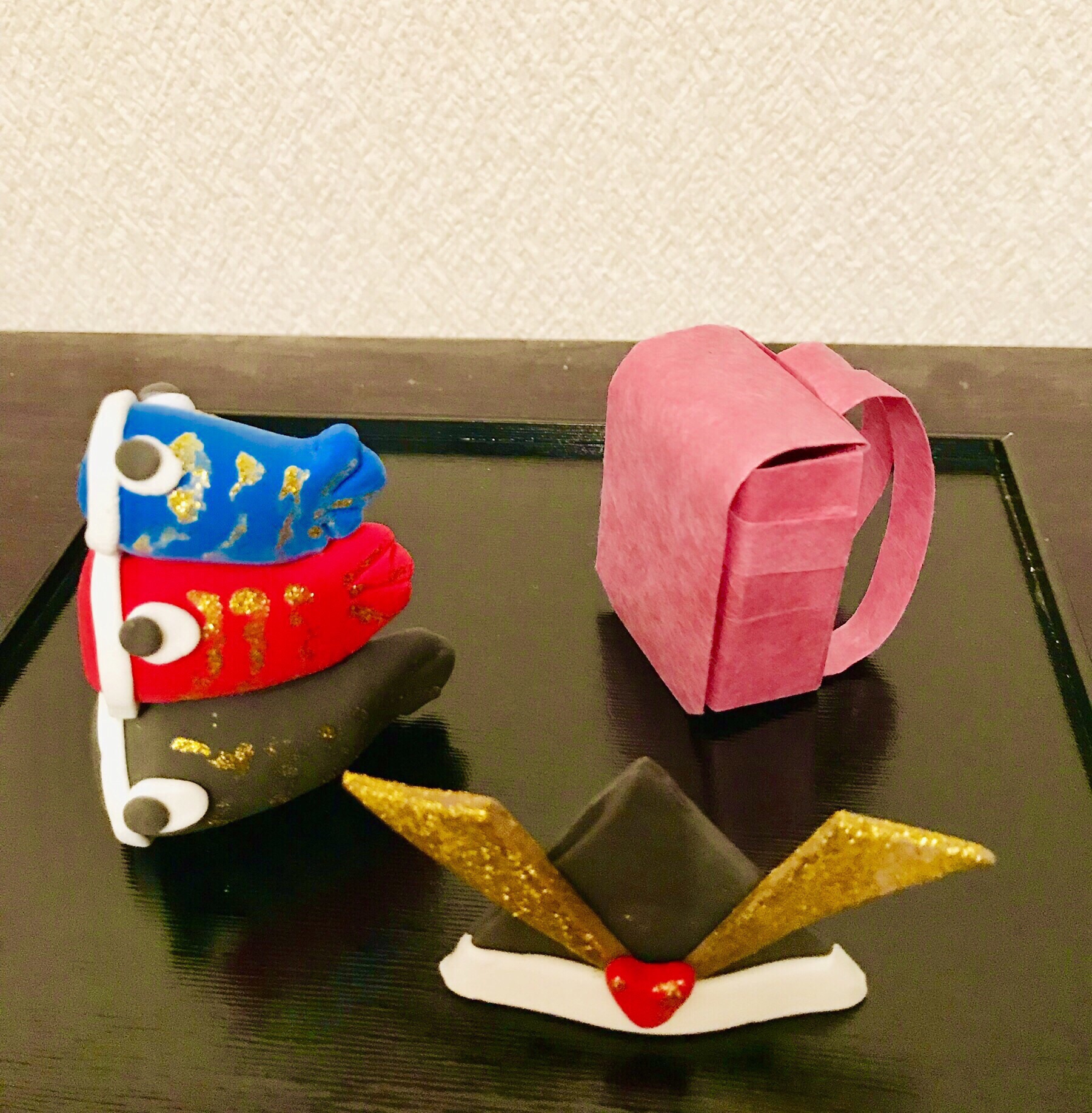 紙粘土の鯉のぼり