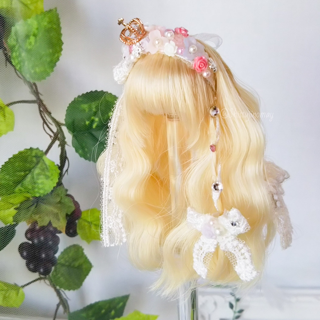 ドールウィッグ4インチ カスタム❤️ | 執事のメイ customdollwig