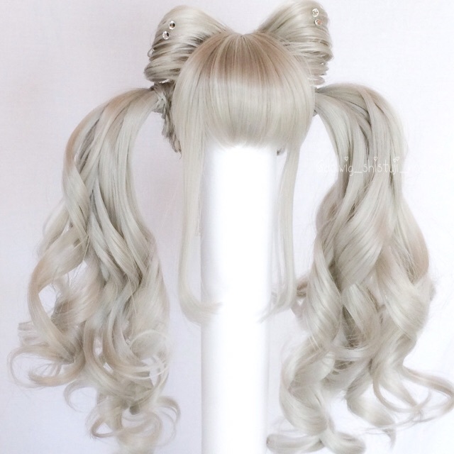 猫耳❤︎ツインテールのカスタムドールウィッグ | 執事のメイ customdollwig