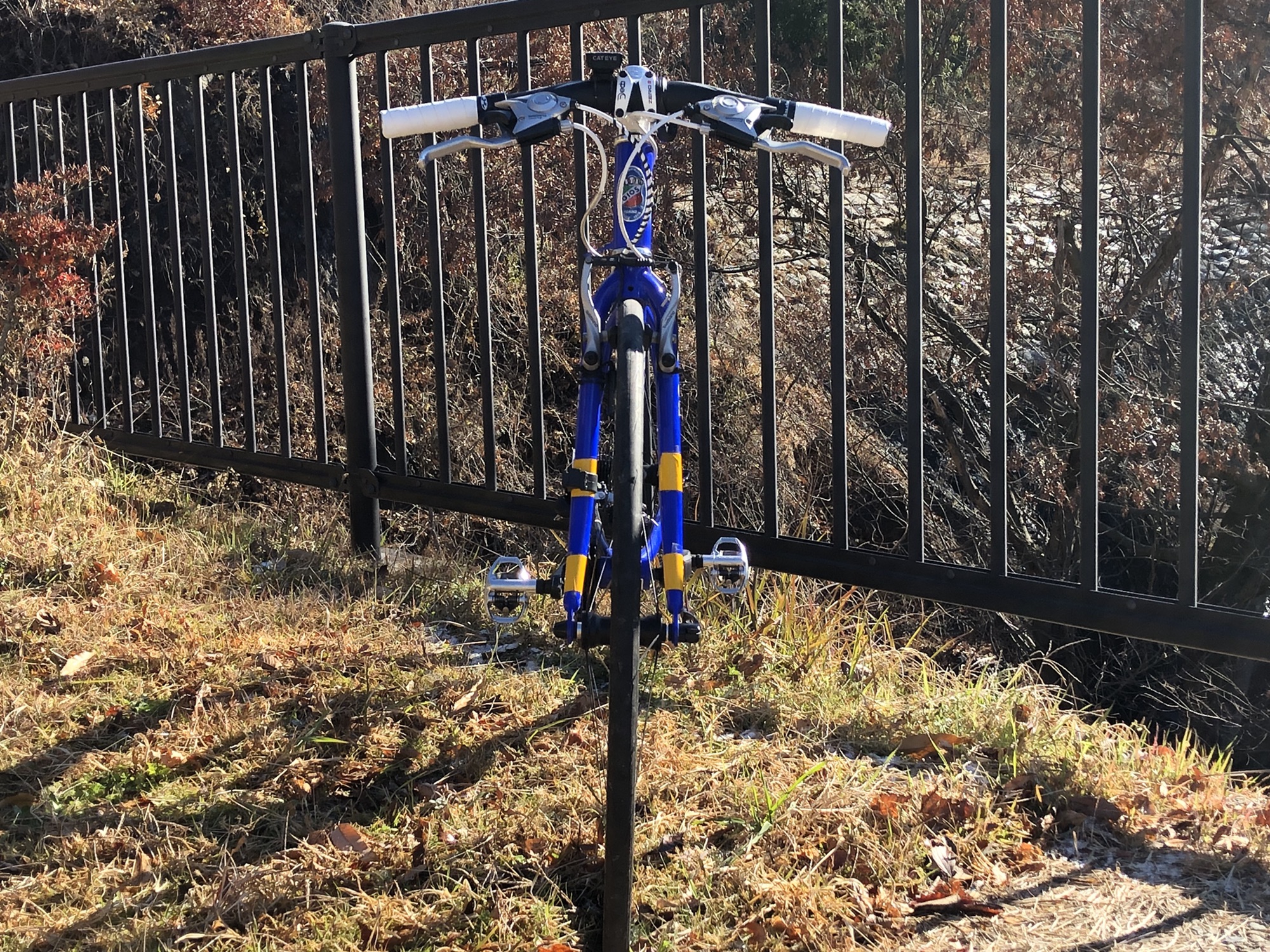 美野島 GIOS クロスバイク カスタムパーツ込み 自転車