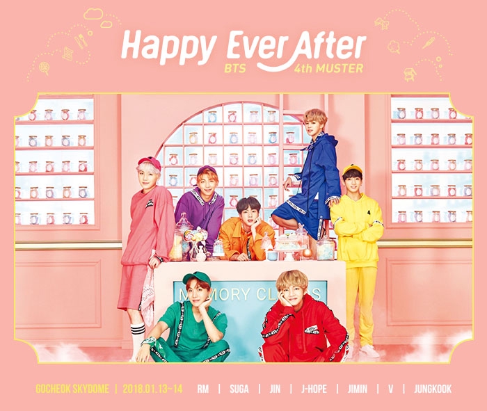 BTS 4TH MUSTER [Happy Ever After]の公式グッズ販売開始（2/21 