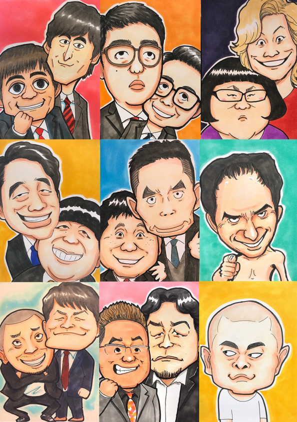 鎌倉の似顔絵屋 プレゼントとして人気のウェルカムボードなら｜にが  