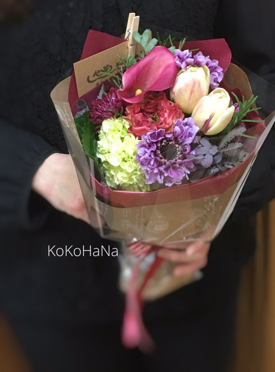 フラメンコ発表会の花束 心花 Kokohana