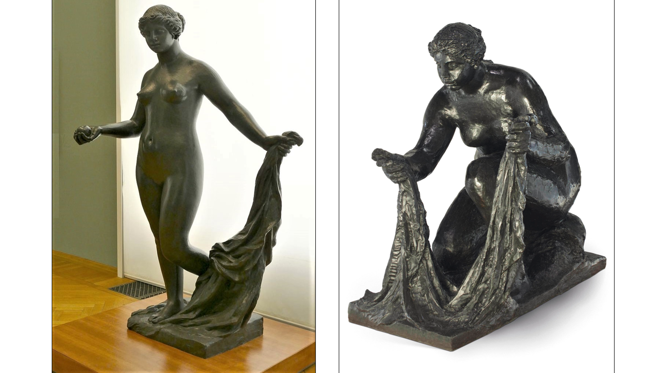 投げ売りドイツの彫刻家 Breker.Arno アルノ・ブレーカー 裸婦 76/499 ブロンズ像 ヒトラー ピカソ ルノアールなどとも親交があった作家 オブジェ オブジェ