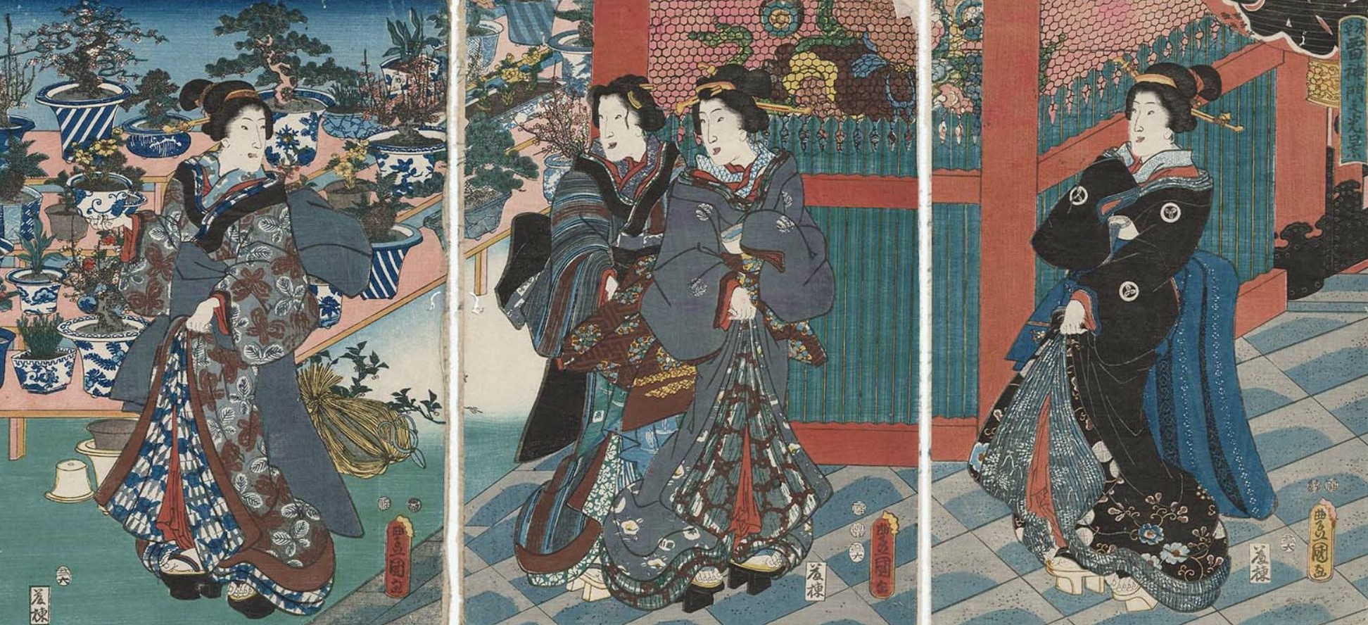 江戸名所尽」 Cultural Japan 江戸名所尽 「金竜山浅草寺雷神門之図