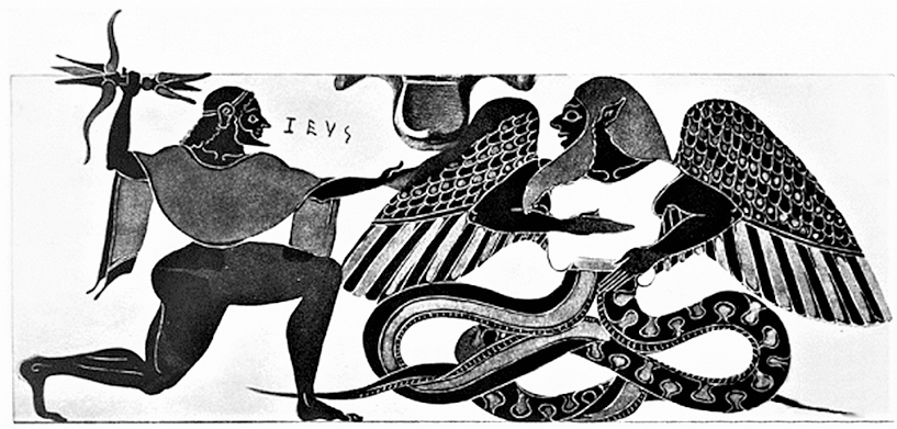 ギリシア神話と名画 ３ ゼウスの支配権確立 ２ ゼウスvsガイア 粋なカエサル