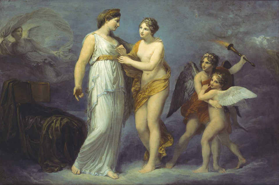 ギリシア神話と名画 ５ ゼウスの正妻ヘラ １ 粋なカエサル