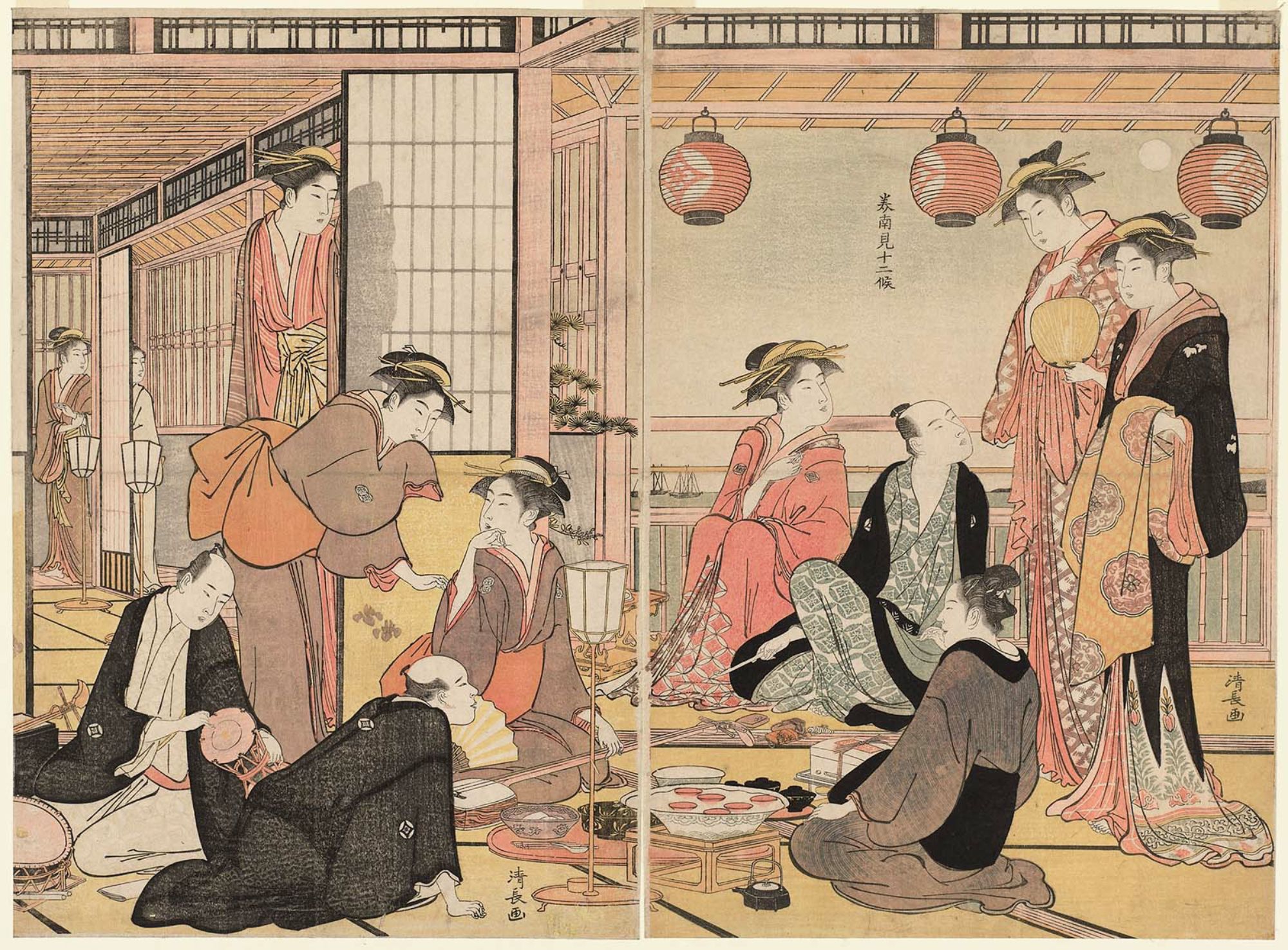 鳥居清長と品川遊郭」 | 粋なカエサル