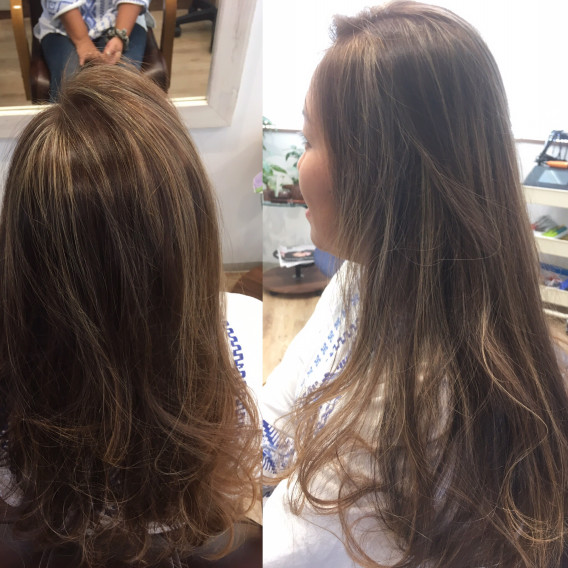 髪質改善 サーフガールズ風ハイライトカラー 髪質改善美髪専門サロンコム セ ボ Yu Daiの 美髪になりませんか