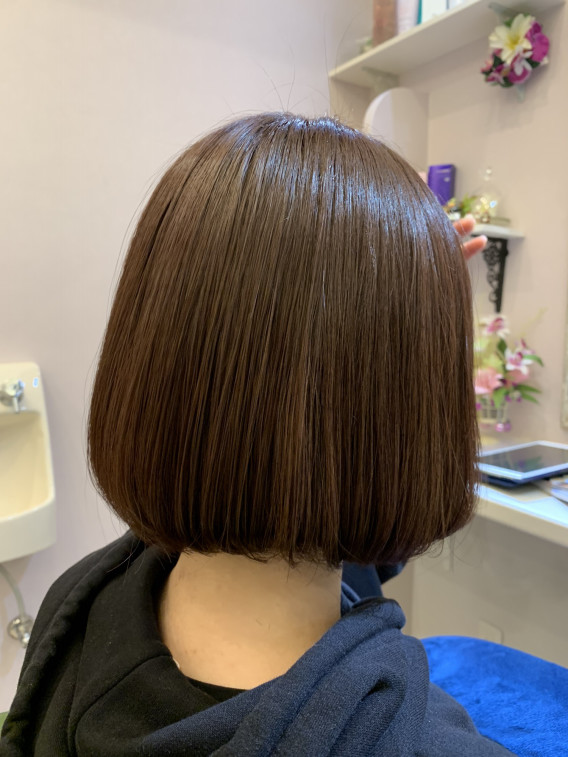 バッサリボブも人気です Hair Space Green バッサリボブも人気です Hair Space Green