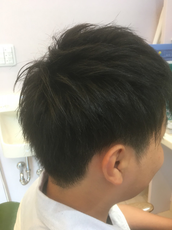 男子高校生 Hair Space Green