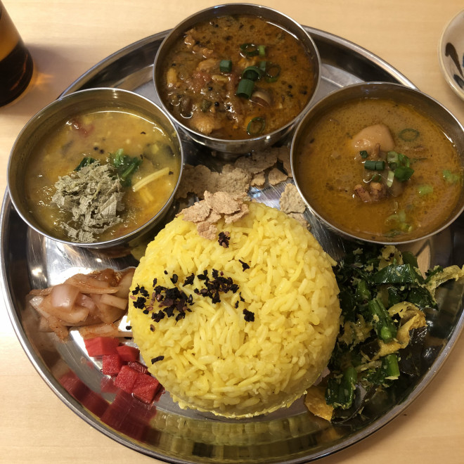 谷中草庵のカレーを毎日食べたい やわぶろ