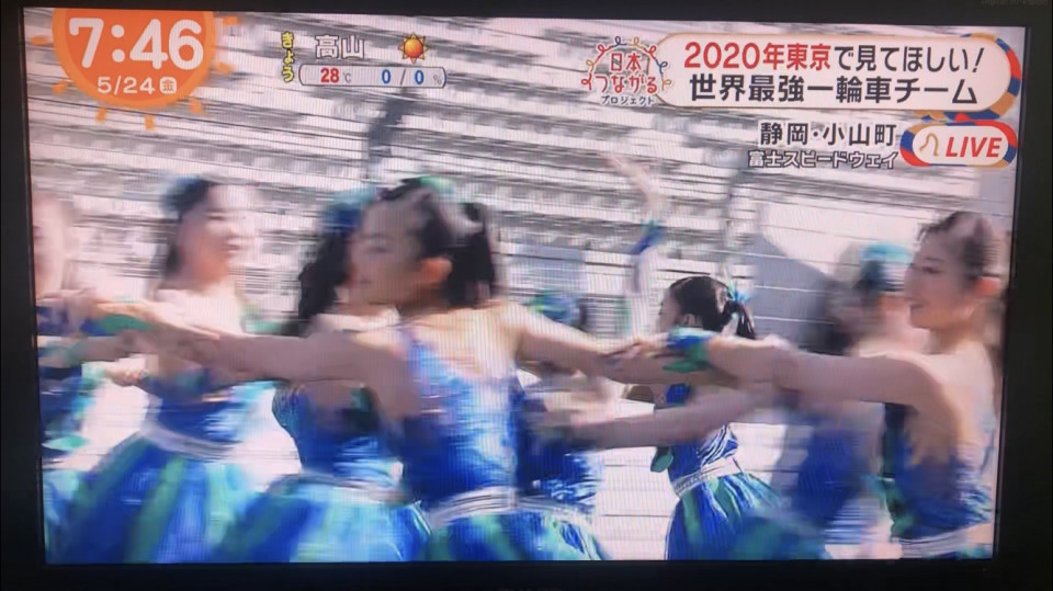 めざましテレビで生放送 年に世界に見せたい一輪車演技 名古屋の一輪車演技クラブ Uc名古屋 公式サイト