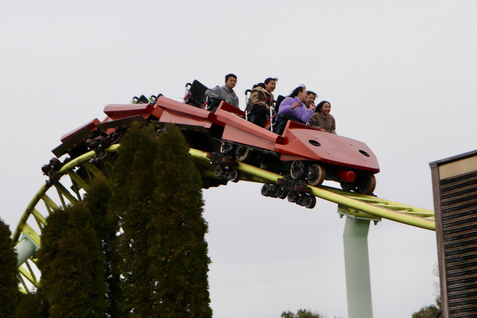 新滑空水上コースター カワセミ 東武動物公園 絶叫番長